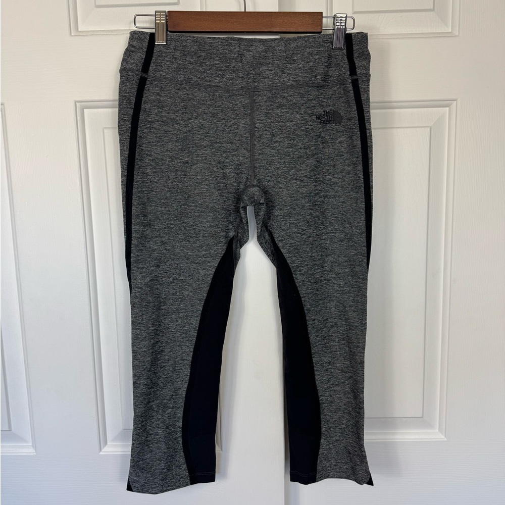 North Face Women’s Dynamix Performance‎  Leggings Gray Heather & Black Size M